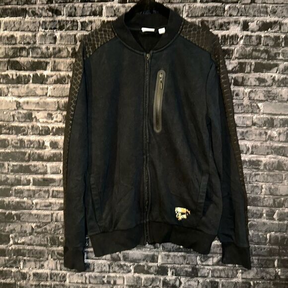 Puma Men’s Black Track Jacket, Size Small! - Picture 1 of 4